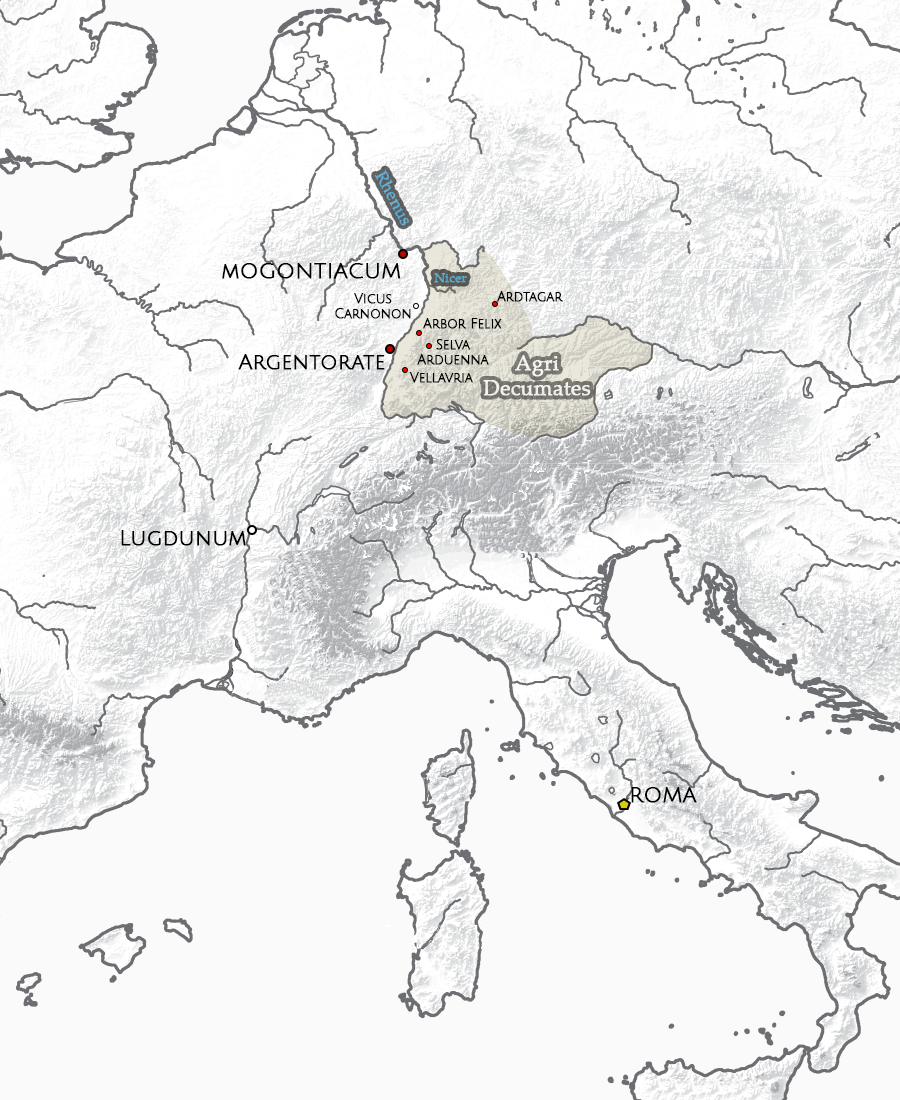 Mappa di Aquila Rubra